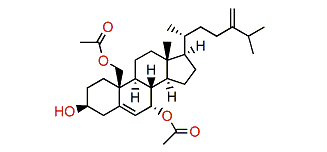 Ergosta-5,24(28)-dien-3b,7b,19-triol 7,19-diacetate